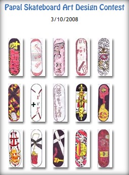 Papal Skateboard Contest