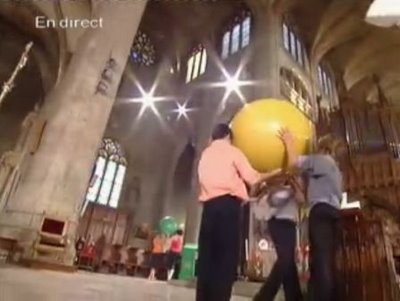 Giant ball at Mass.